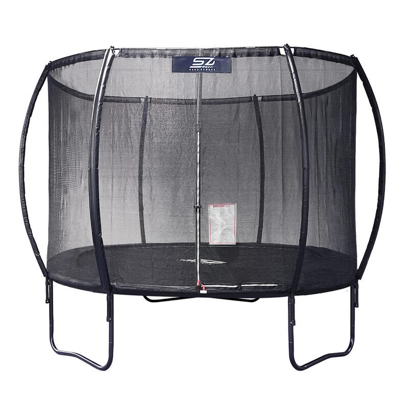 Trampoline - Senz Sports J4000 Series - Rond - Noir