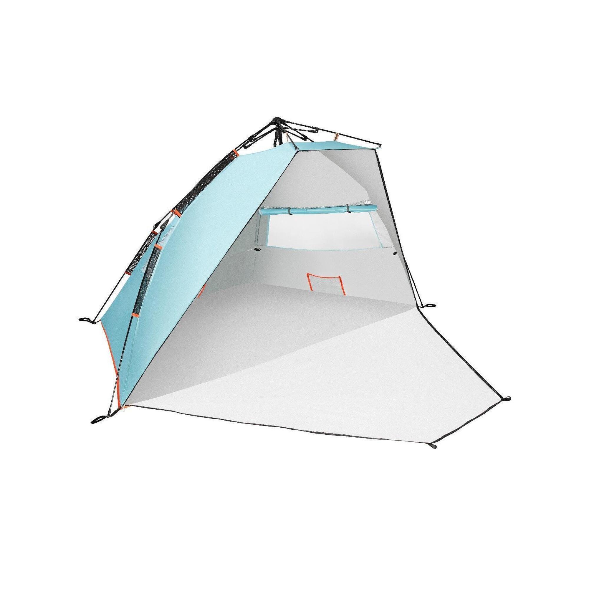 Active Era - Tente De Plage De Luxe Pour 4-5 Personnes Avec Protection Solaire Uv Upf 50+ - Tente - Bleu - 3 Places - Decathlon