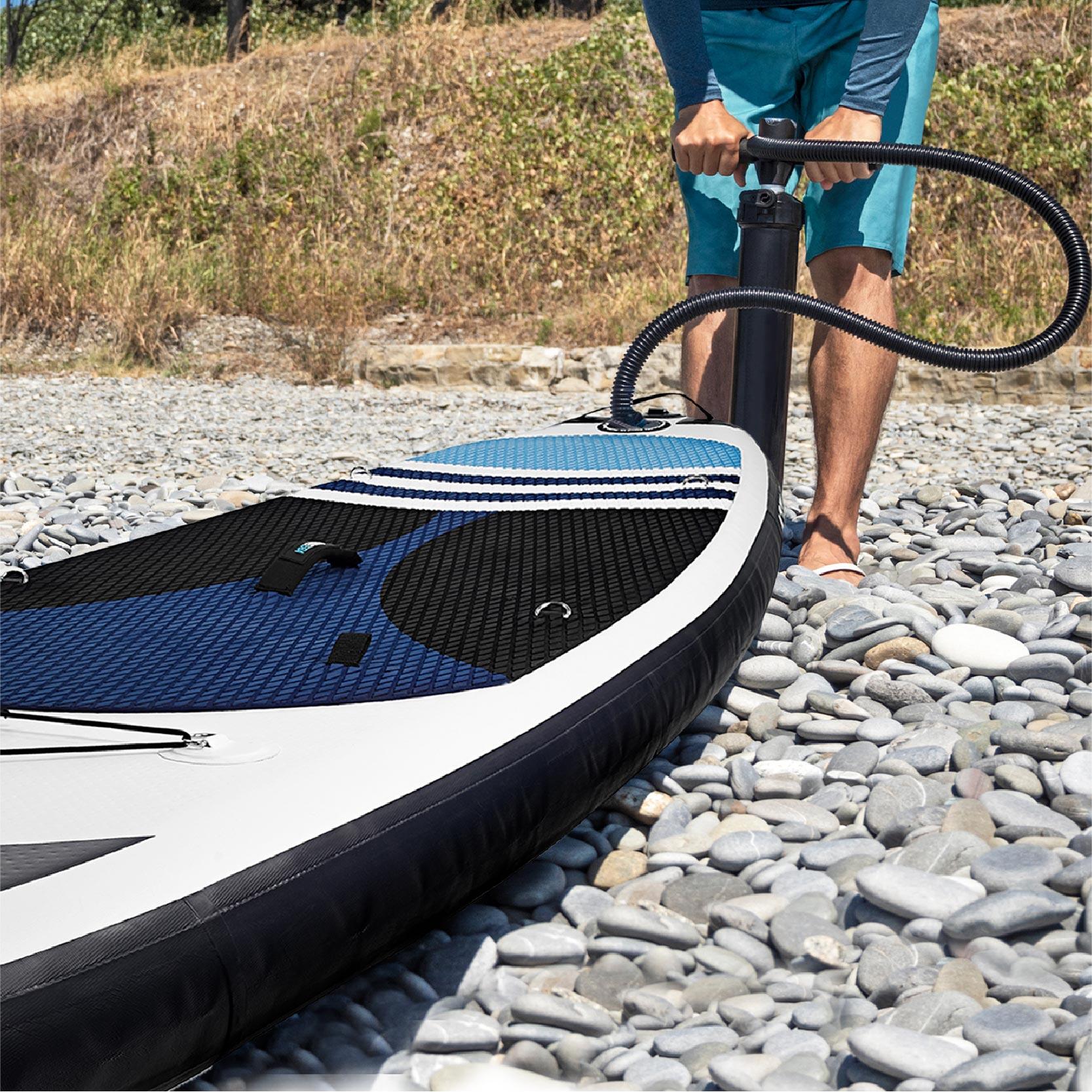 10'5 2-in-1 opblaasbare stand-up paddleboard en kajakconversie 3/7