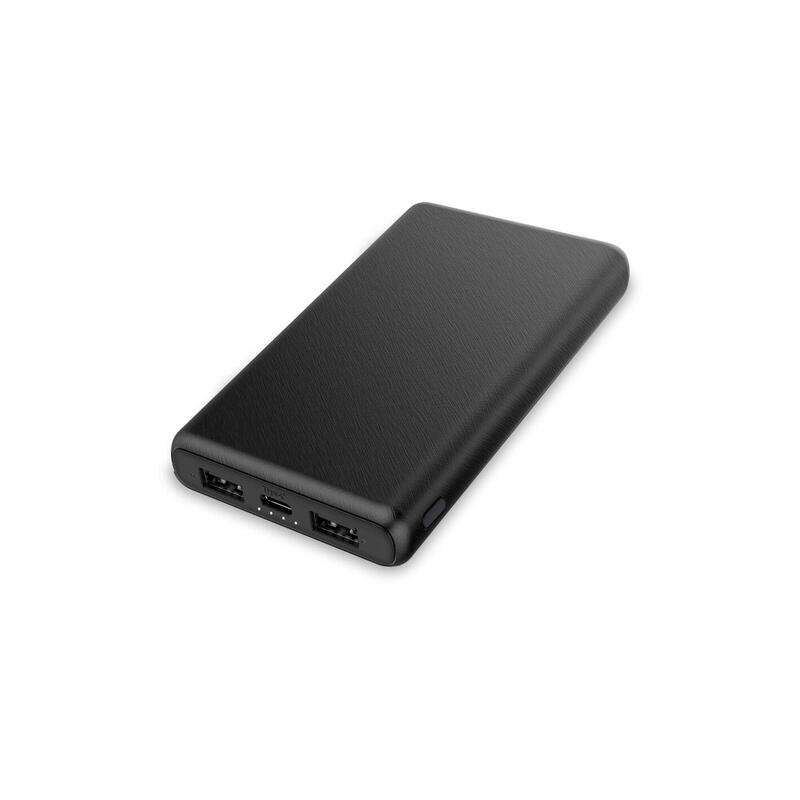 Powerbank Contact 10.000 mAh, Ultra leve, 10 W, Carregamento rápido