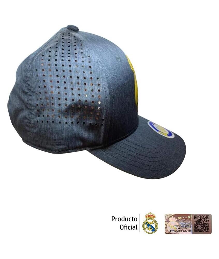 Gorra Adulto Real Madrid CF Oficial Gris Adulto 6/6