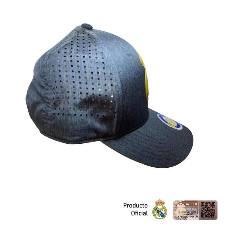 Gorra Real Madrid CF Niños Escudo Relieve azul marino