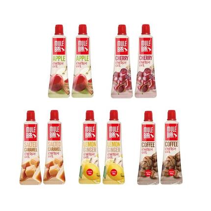 Pack découverte 10 gels énergétiques Mulebar (2 de chaque) - 37g