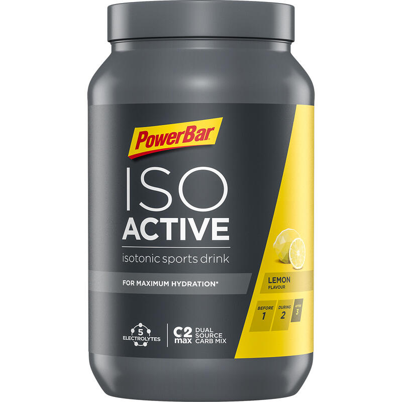 Isoactive Powerbar - Lemon 1,32 kg (40 doseringen)