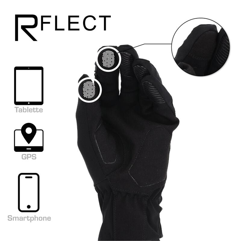 Gants Vélo Hiver Homme Imperméables - Coupe-vent, écran Tactile, Pour Cyclisme Et Activités Extérieures