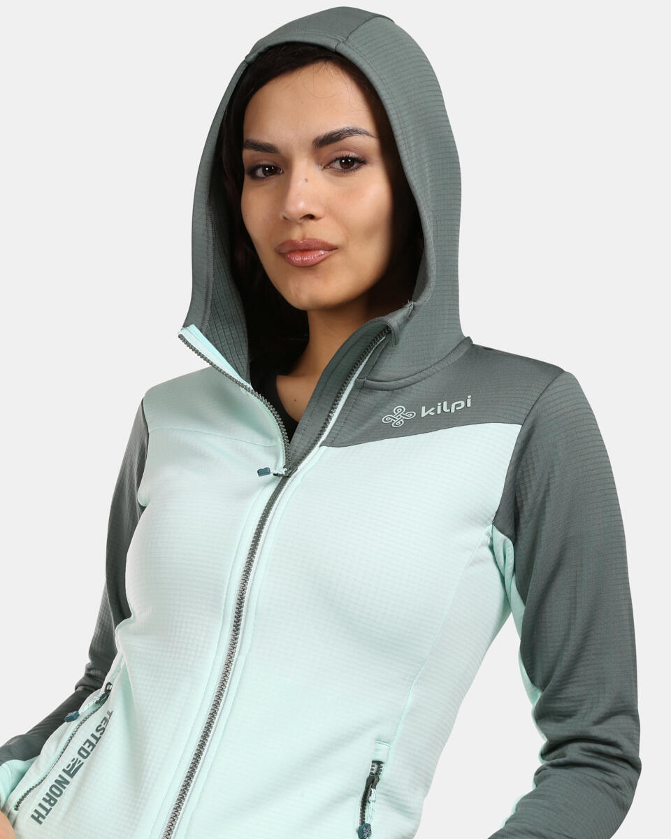 Sudadera polar SEVELEN-W mujer KILPI Verde menta 3/5
