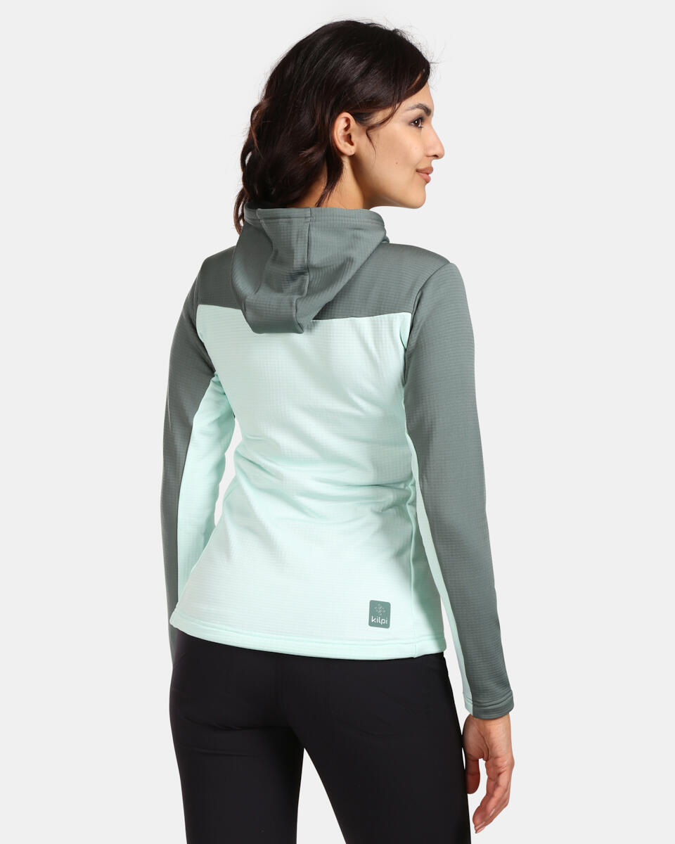 Sudadera polar SEVELEN-W mujer KILPI Verde menta 2/5