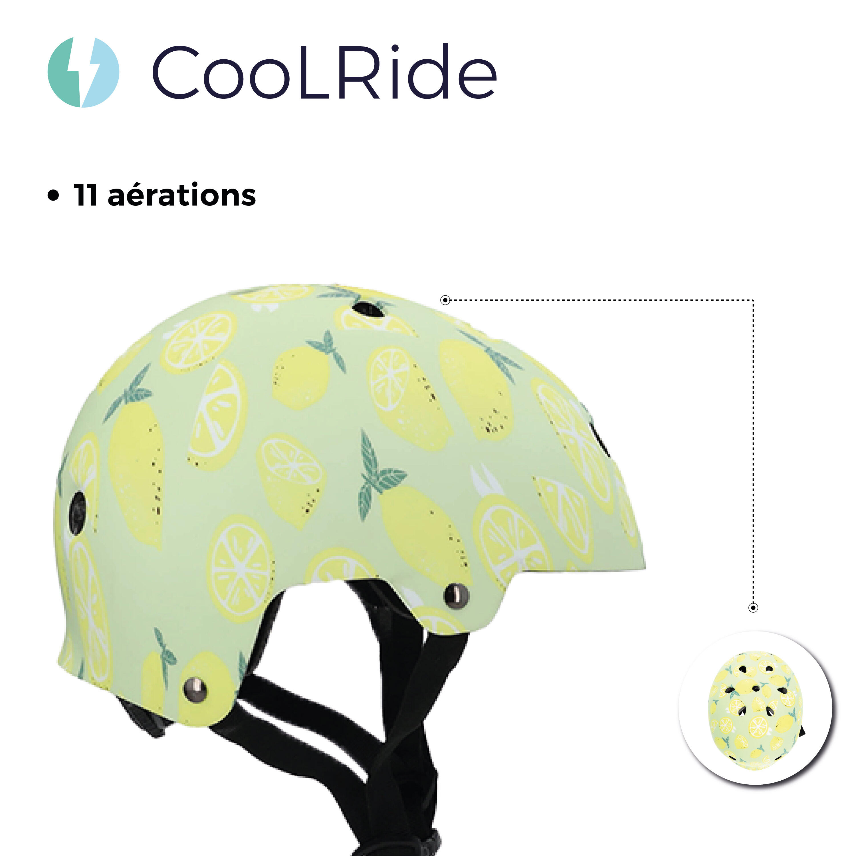 Casque Multisports CooLRide enfant Citrus 4/7