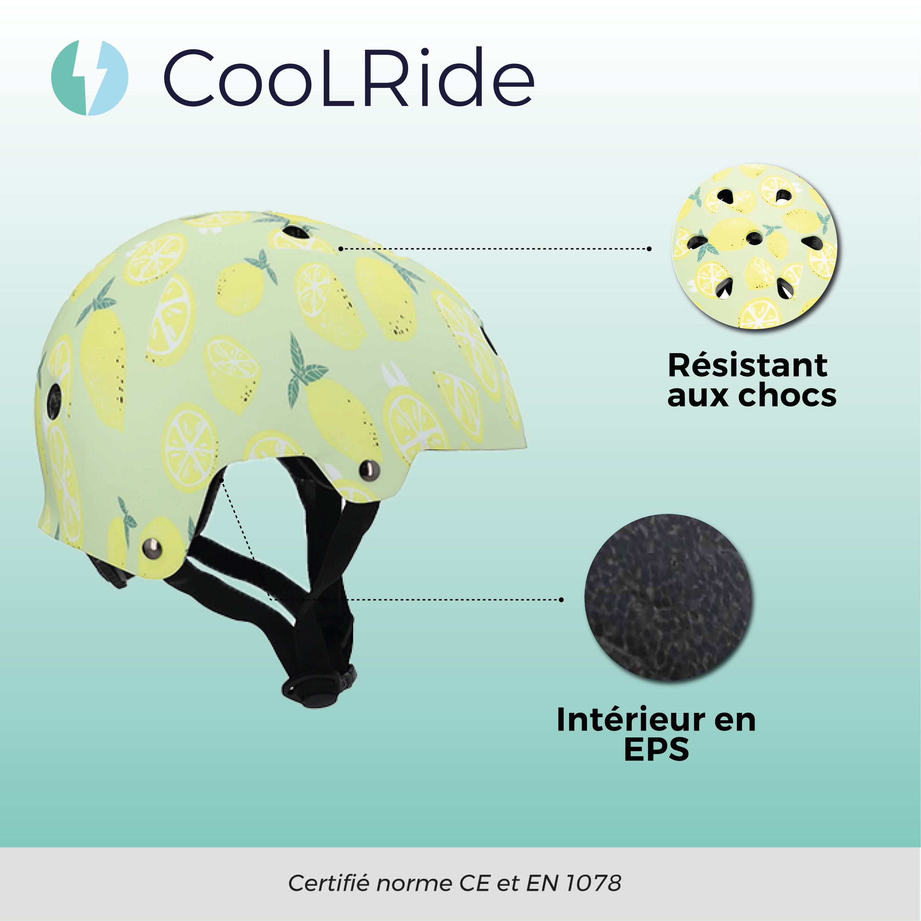 Casque Multisports CooLRide enfant Citrus 6/7