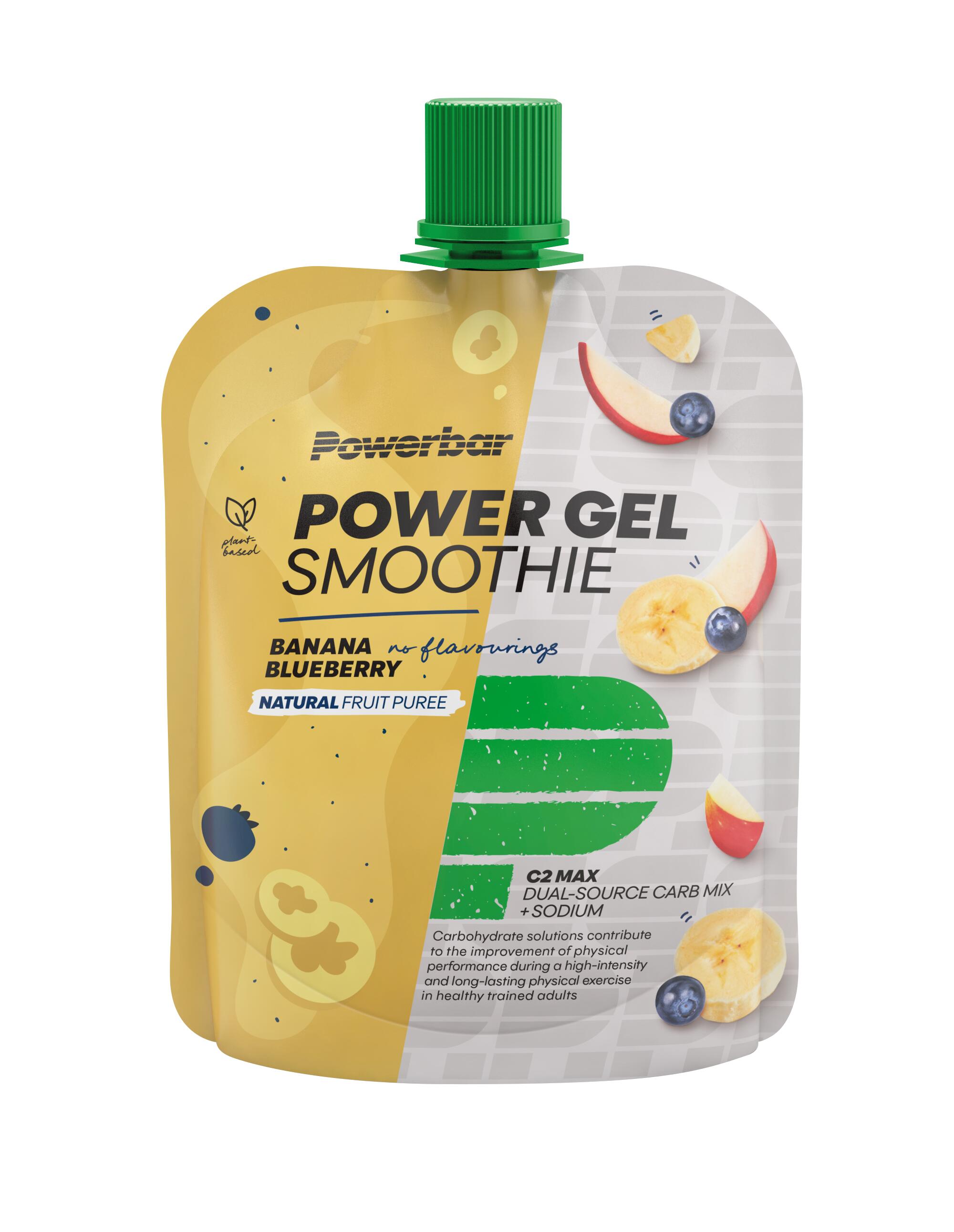 Boissons PowerBar PowerGel Smoothie 16x90gr Banana Blueberry 2/5