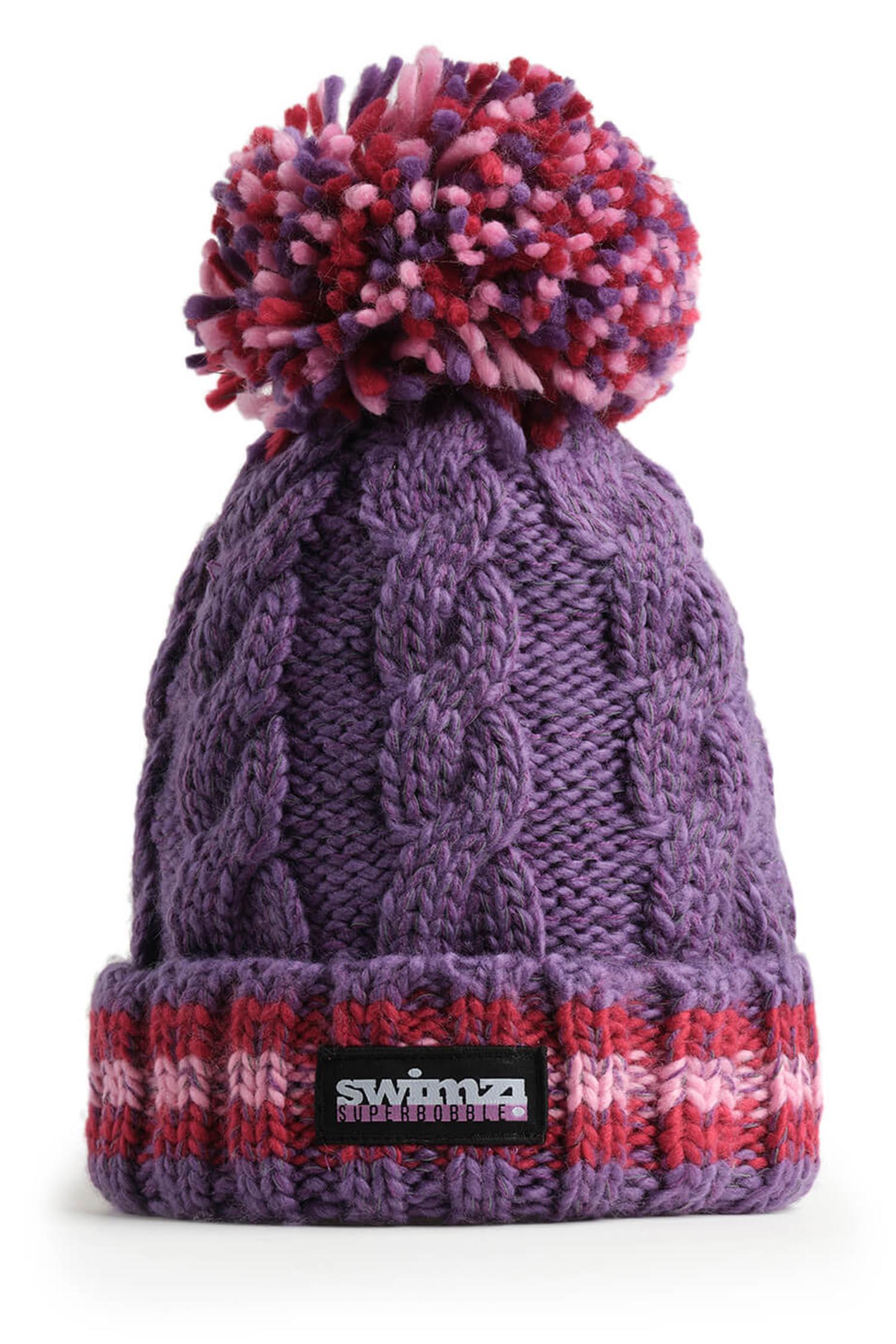 Berries Cable Knit Super Bobble Hat 2/7