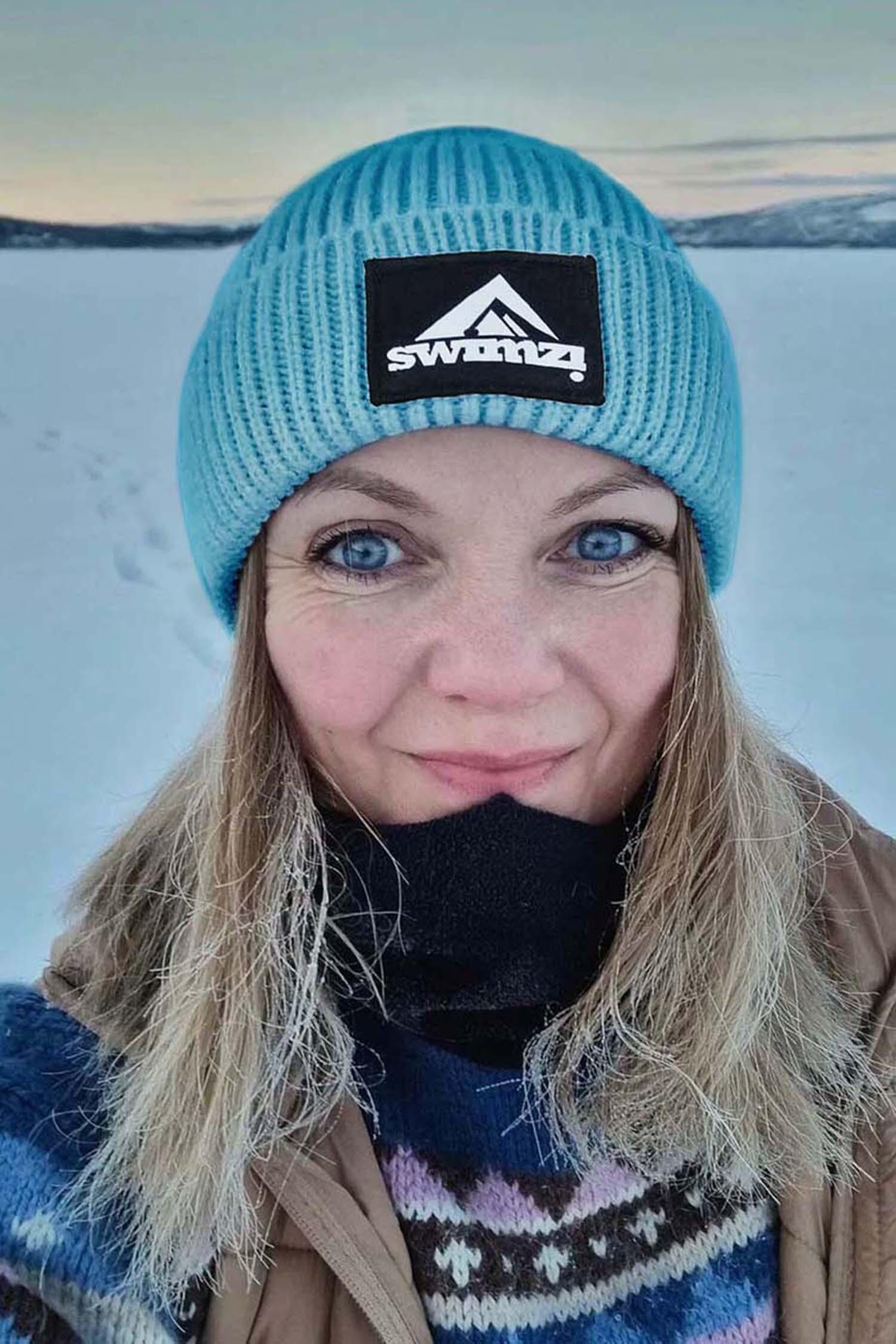 SWIMZI Sky Blue Beanie Hat