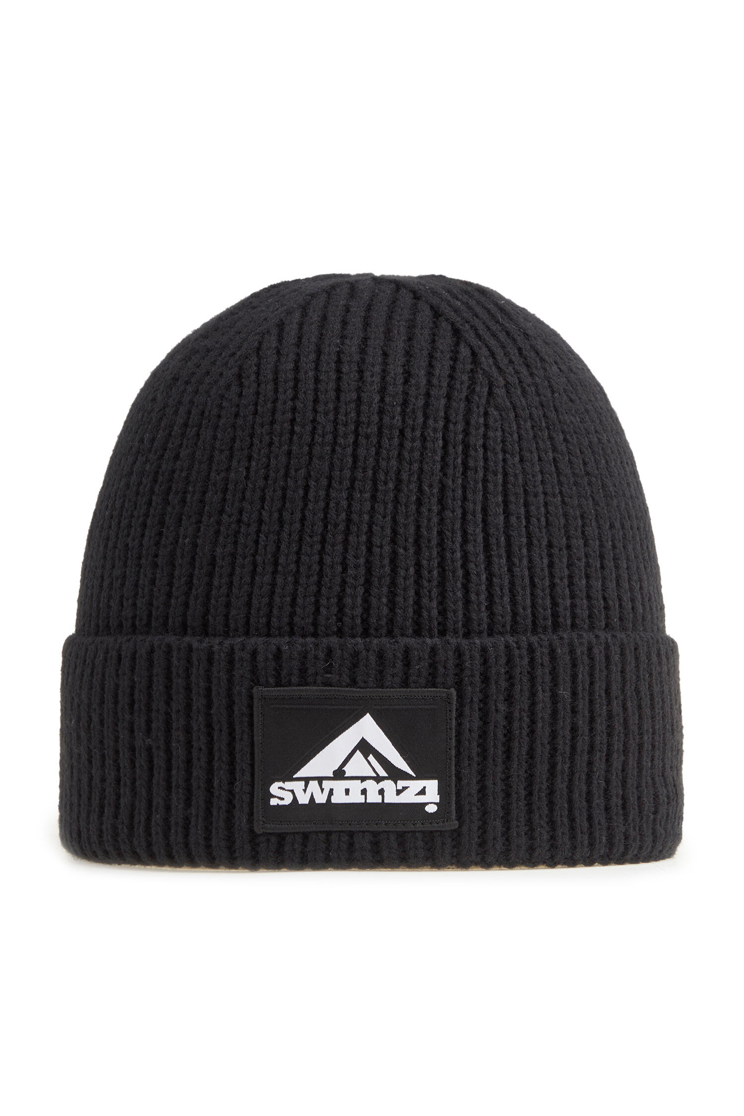Jet Black Beanie Hat 2/4