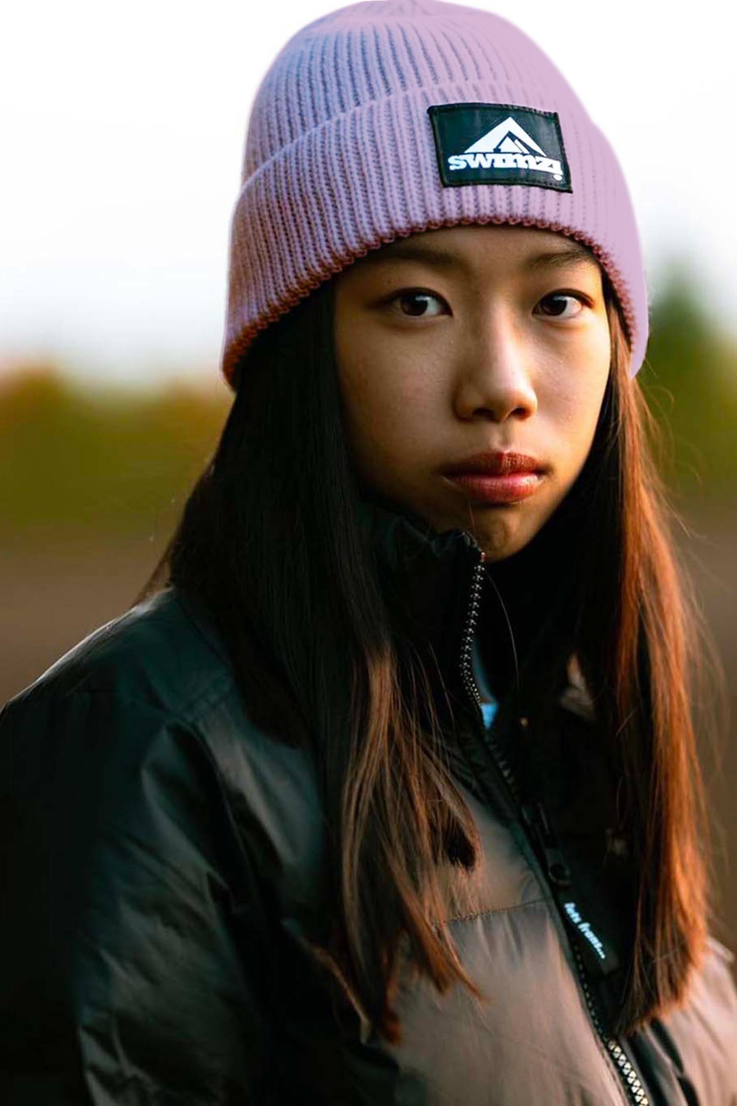 Lavender Beanie Hat 4/4