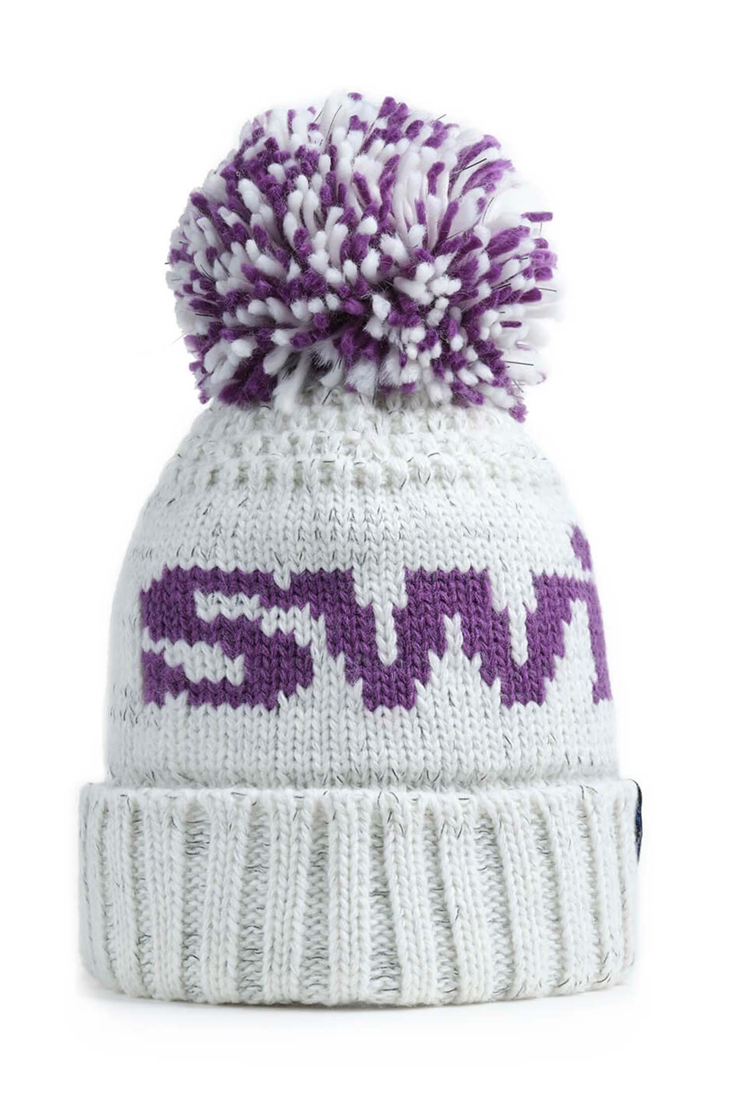 The Swimzi White Reflective Super Bobble Hat 6/7