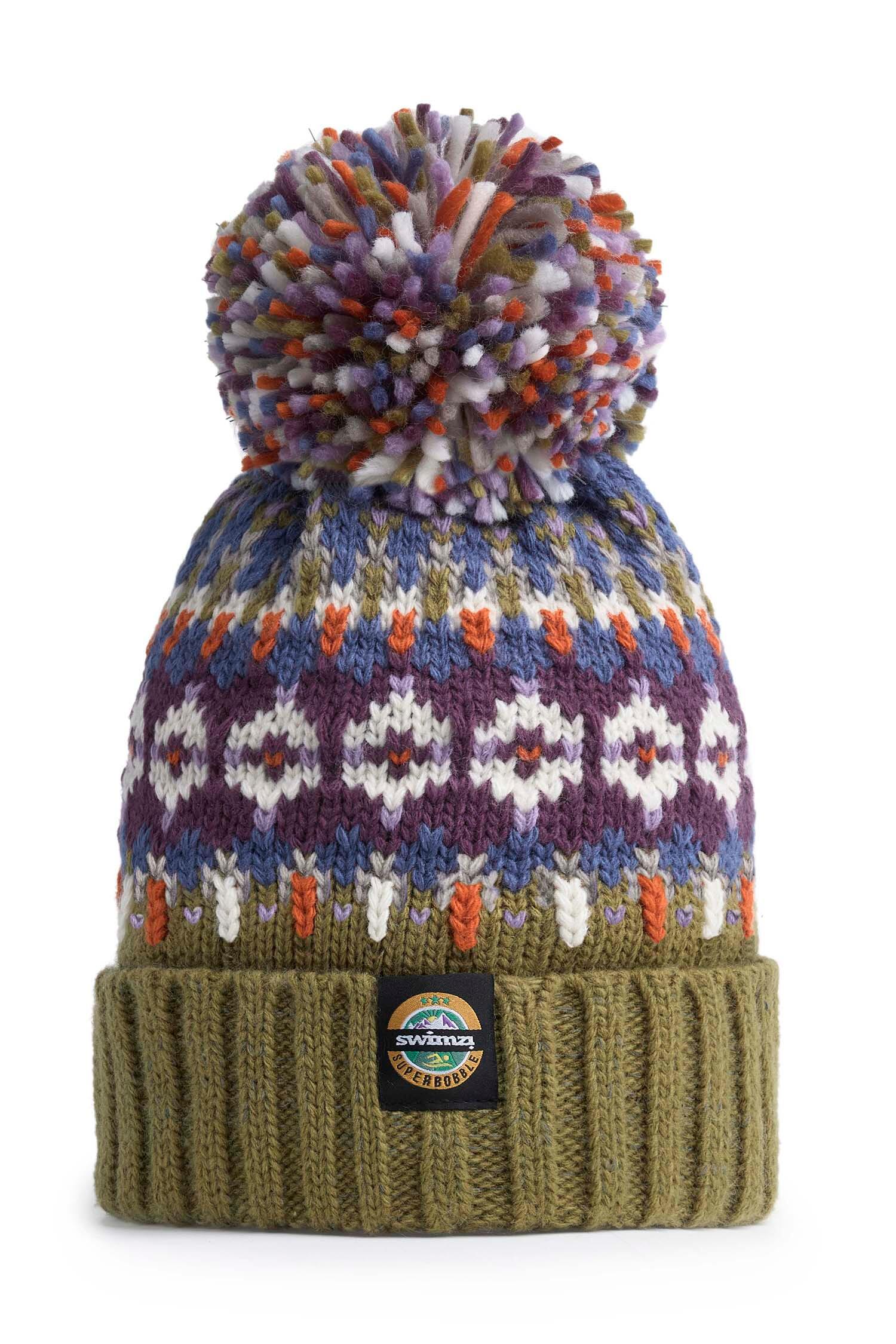 Tundra Fairisle Knit Reflective Superbobble Hat 2/6