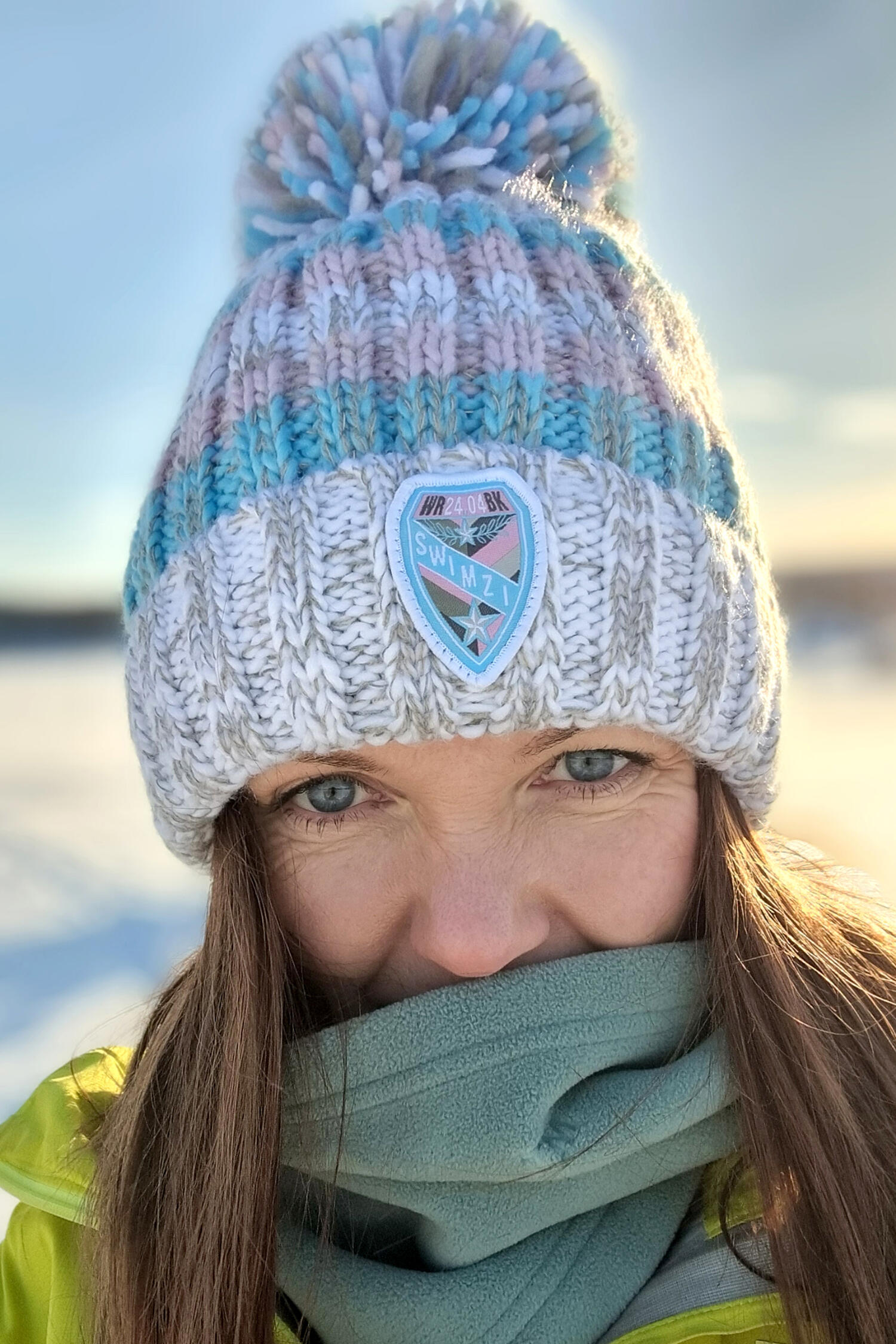 SWIMZI Winter Pastels Super Bobble Hat