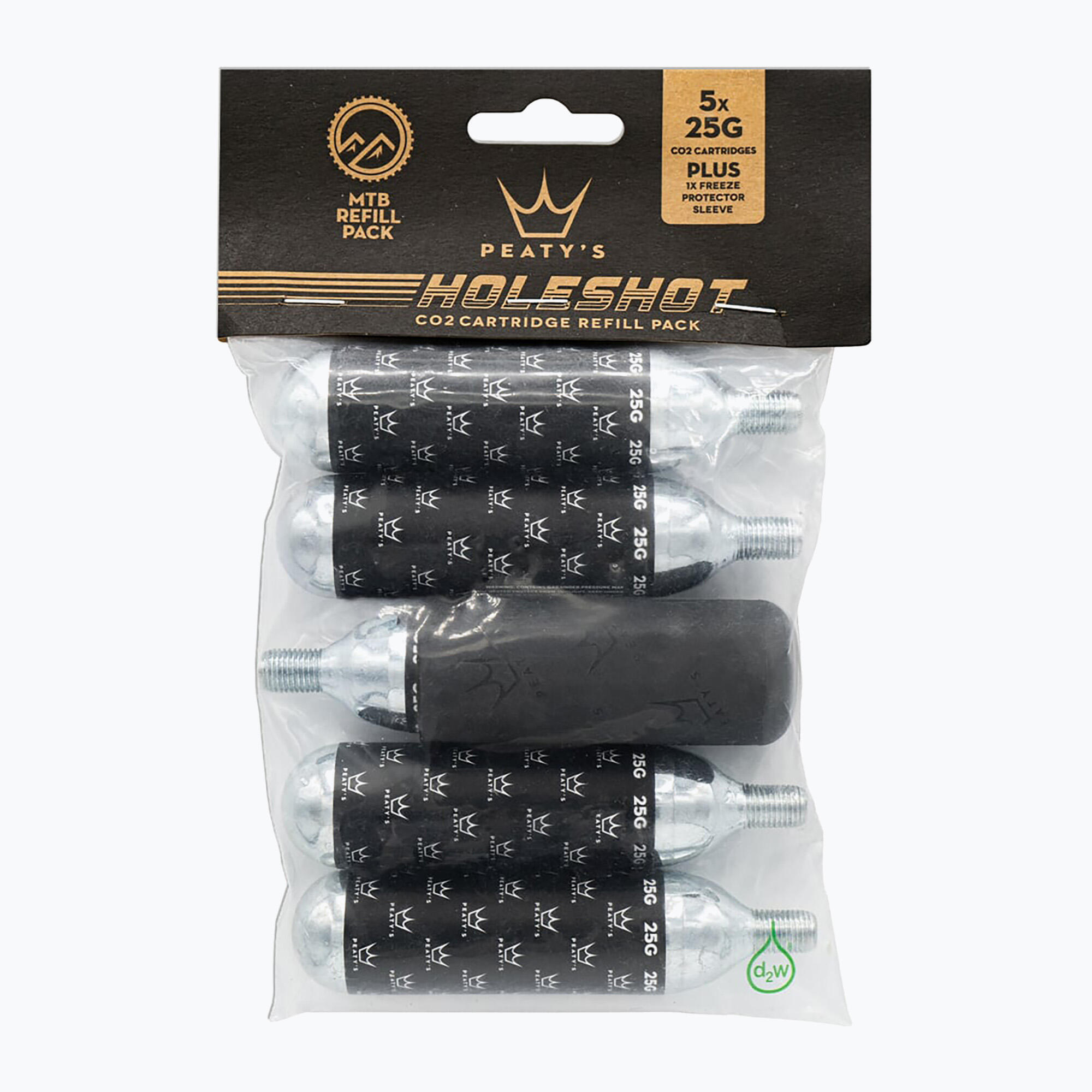 Holeshot CO2 Cartridge Refill Pack - MTB (25 g) 2/2