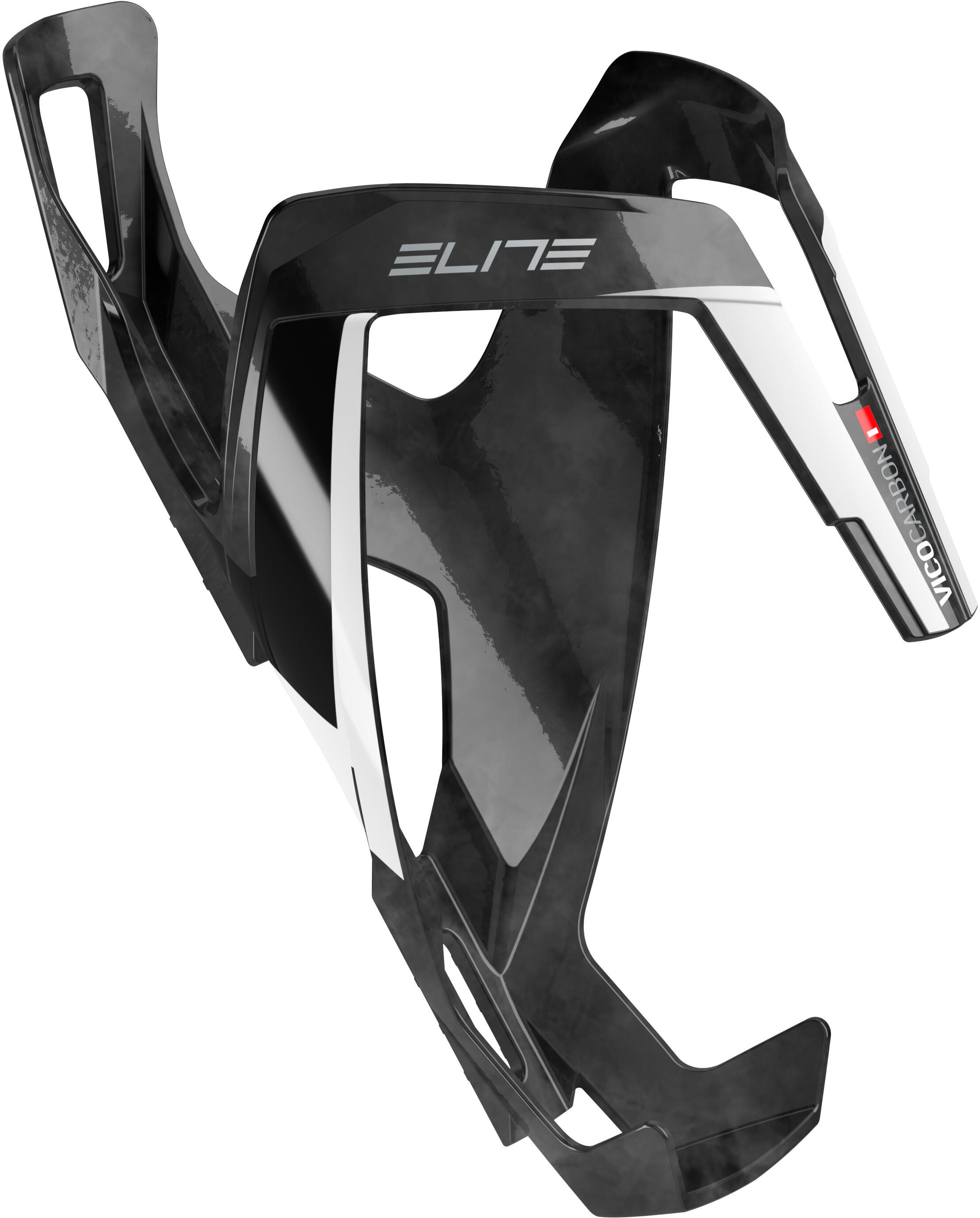 ELITE ELITE Vico Carbon bidonhouder, zwart/wit