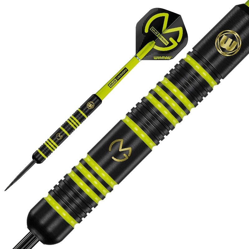 Dart szett Winmau steel MvG Ambition 22g, BRASS