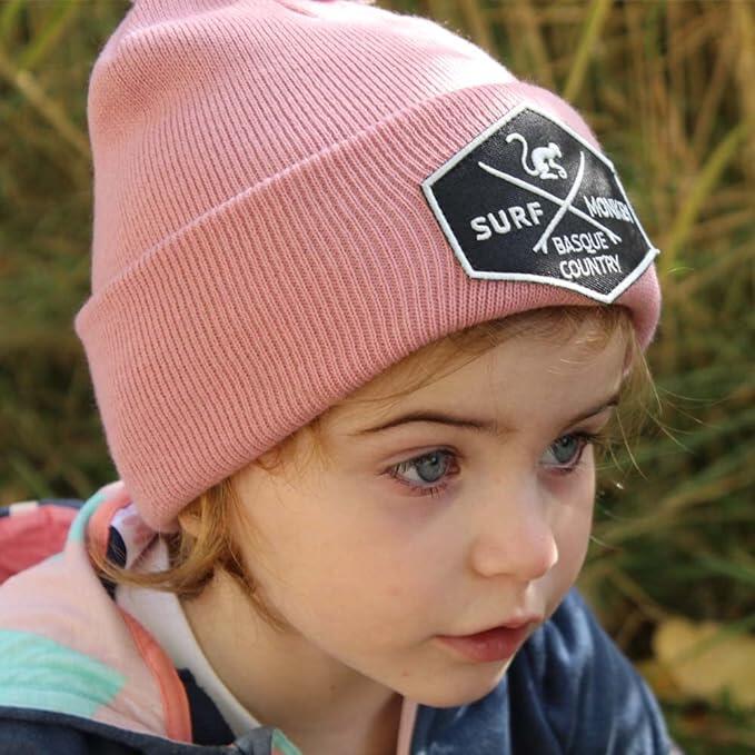 Gorro menino/menina - Tamanho único - com pompom (Rosa) 3/5