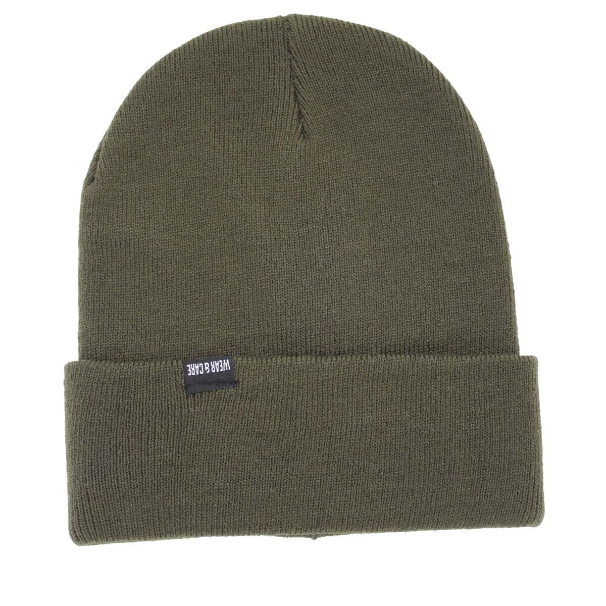 Cappello lavorato a maglia - Berretto riciclato - Taglia unica - (Verde oliva) 2/6