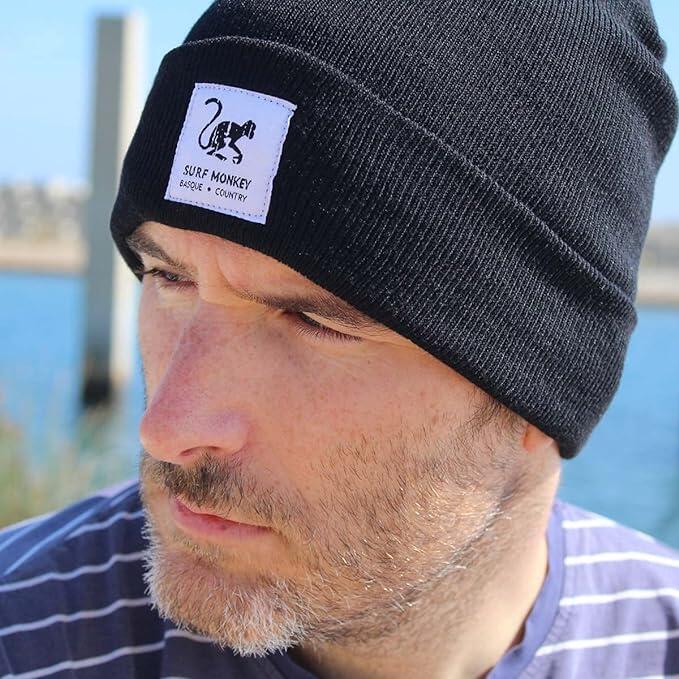Beanie Gorro Reciclado Unisex Adulto - Talla única - (Negro) 3/4