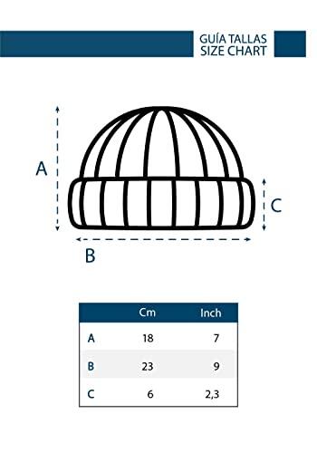 Bonnet en tricot - Taille unique - (Bleu) 3/3