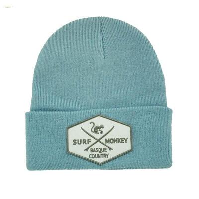 Gebreide muts - gerecycleerde muts - one size - (olijfgroen)