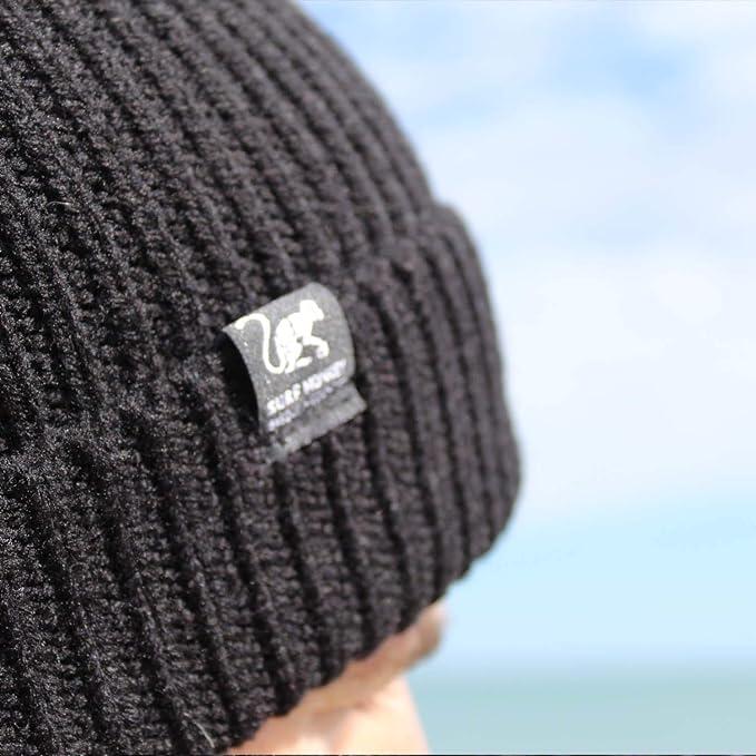 Beanie Gorro de Punto - Talla única - (Negro)