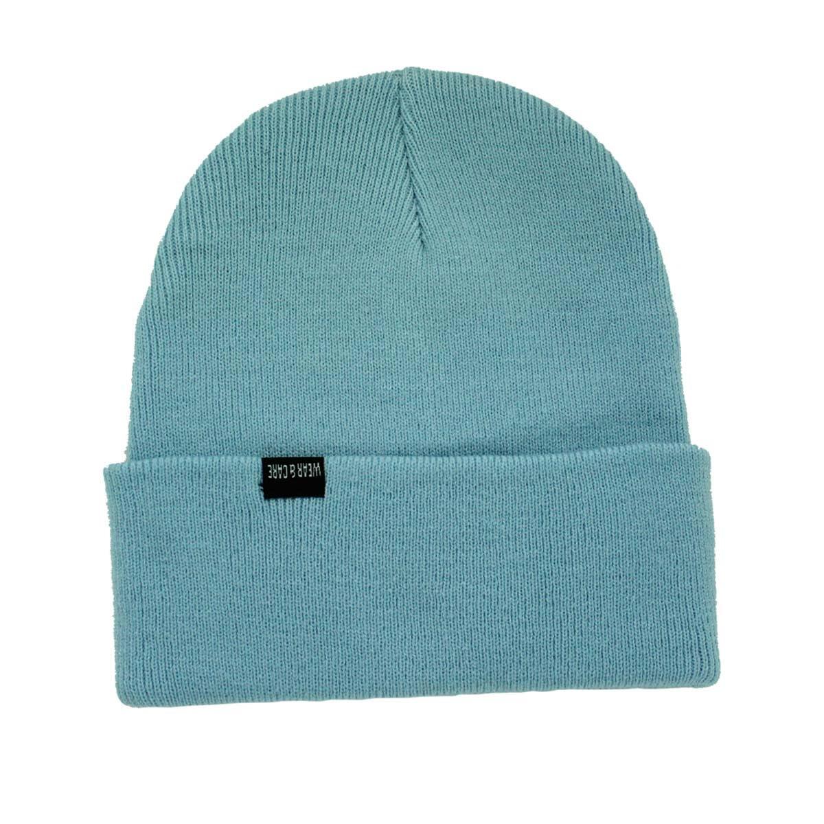 Bonnet tricoté - Bonnet recyclé - Taille unique - (Bleu clair) 2/5
