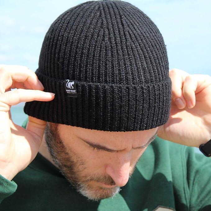 Czapka dzianinowa Beanie - rozmiar uniwersalny - (czarna) 2/5