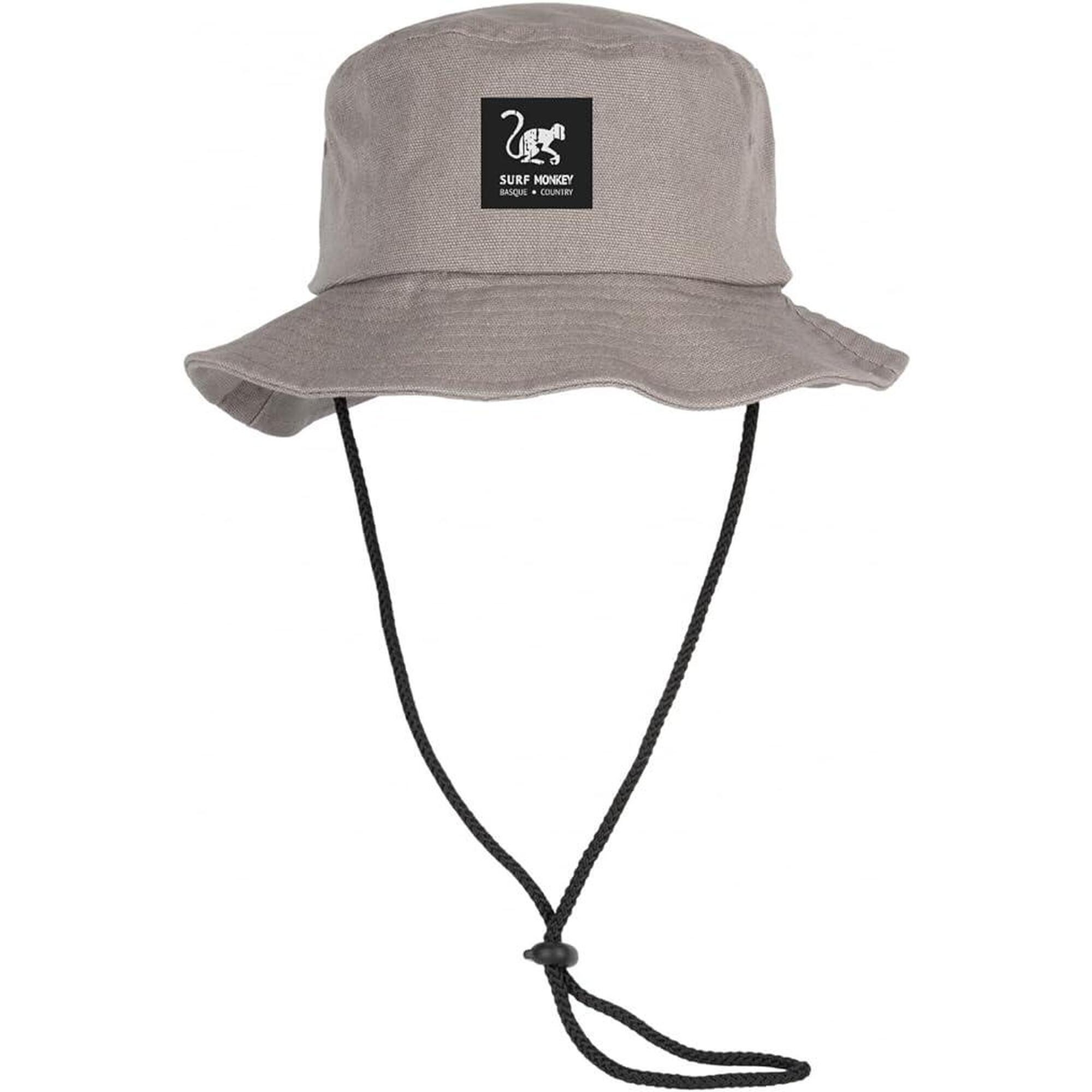 Boonie Hat Gorro de Pescador - 100% algodón (L/XL, Gris)