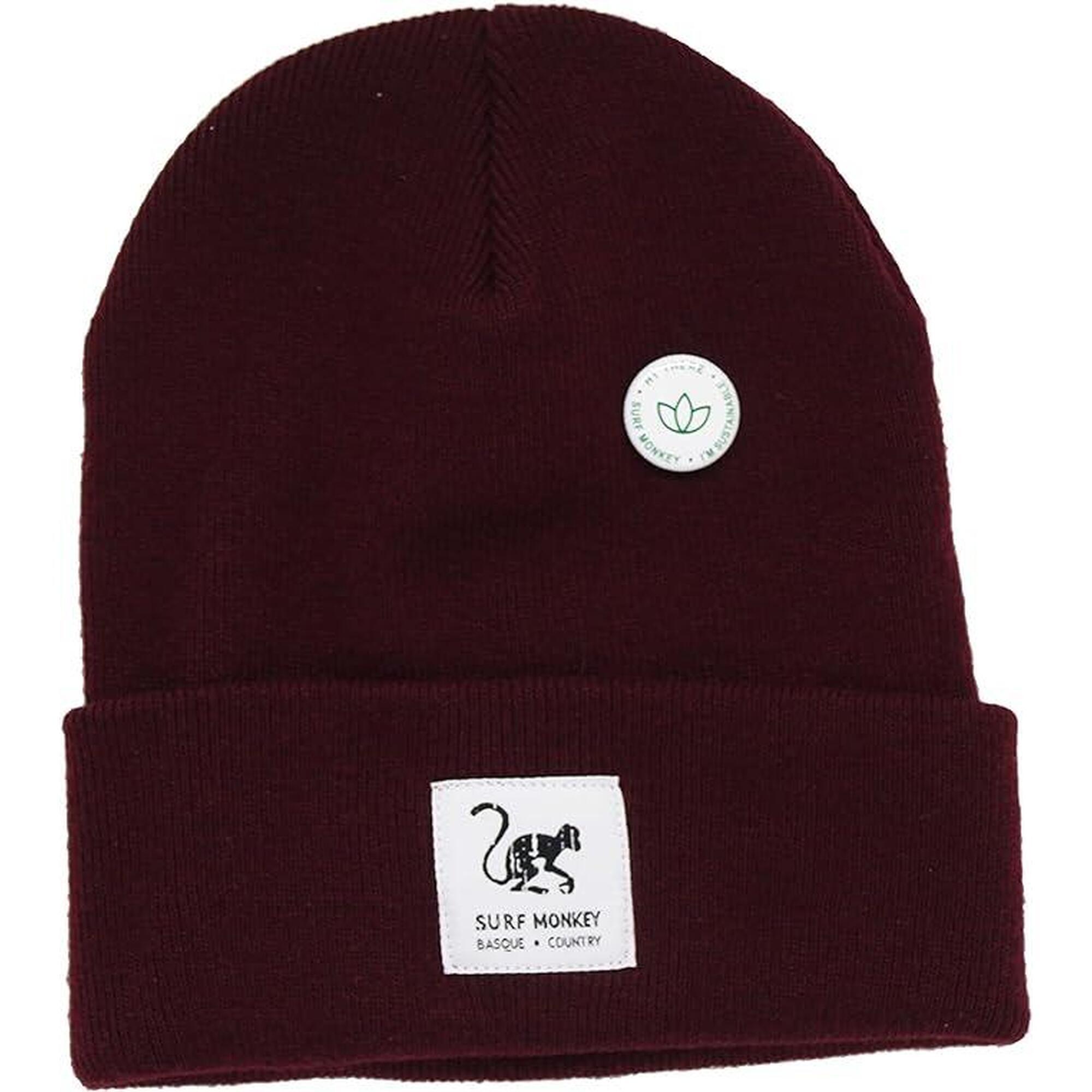 Beanie Gorro Reciclado Unisex Adulto - Talla única - (Granate)