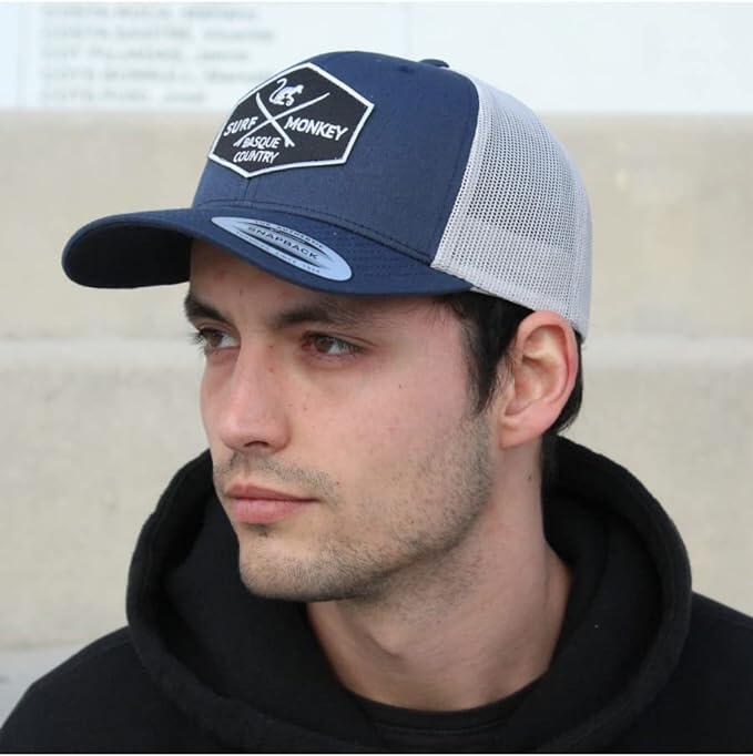 Gorra Trucker - 6 Paneles / Adulto / Talla única (Azul/Gris) 3/6