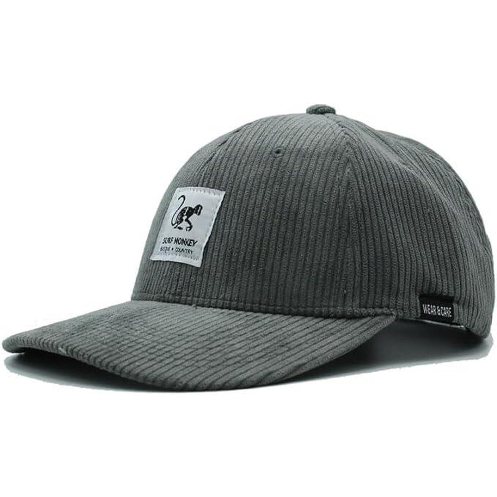 Gorra Béisbol - Pana - Reciclado - Sin estructura / Adulto / Talla única (Gris)