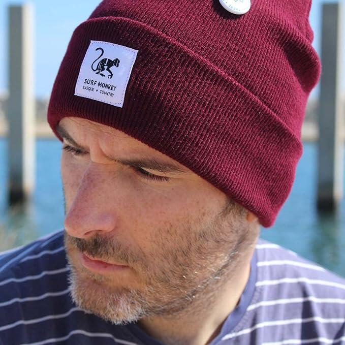 Gorro reciclado adulto unissexo - tamanho único - (castanho) 3/4