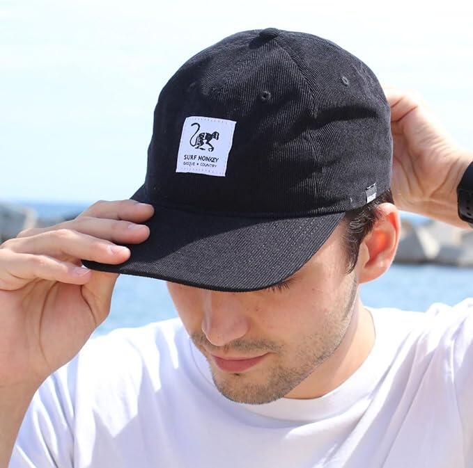 Casquette de baseball - Velours côtelé - Recyclé / Adulte / Taille unique (Noir) 3/6