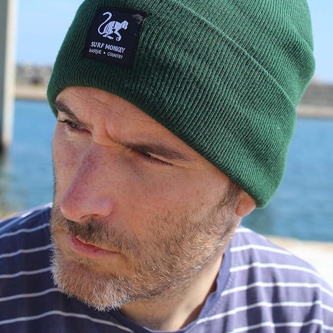 Czapka Beanie z Recyklingu Unisex dla Dorosłych (Zielony) 3/4