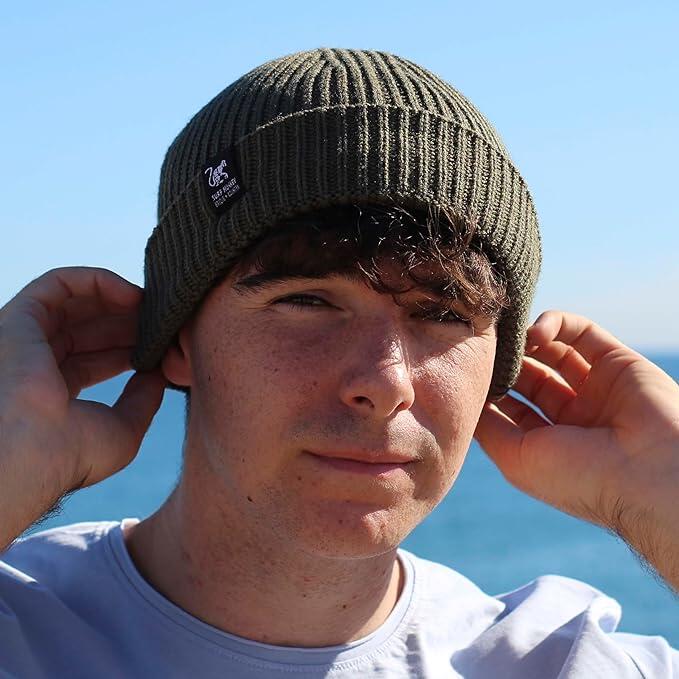Gorro Docker - Talla única - Poliéster reciclado - Wear&Care (Verde) 3/6