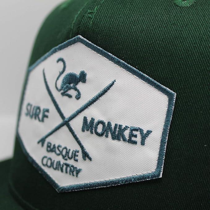 Gorra Trucker - Visera Plana - Snapback / Adulto / Talla única (Verde Botella)