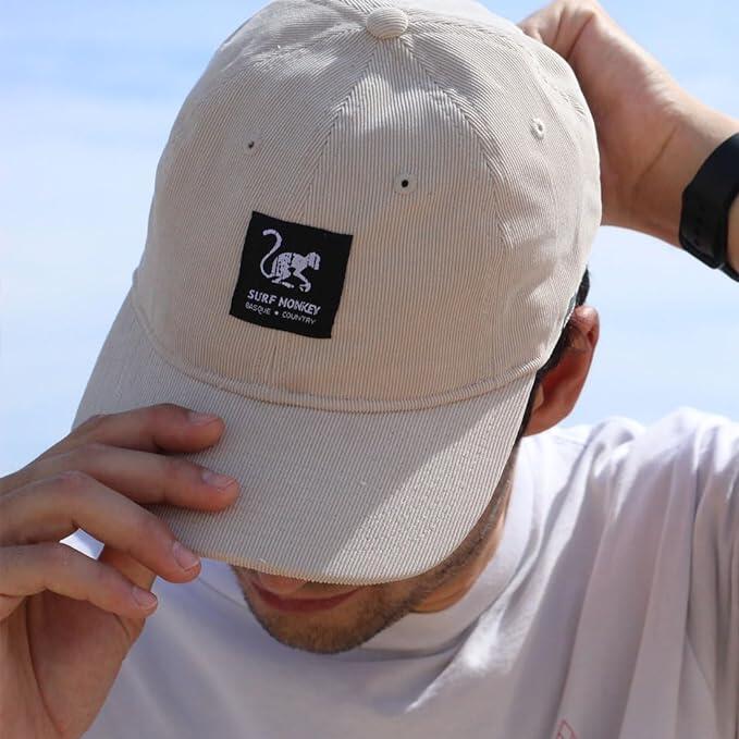 Casquette de baseball -Velours côtelé - Recyclé / Adulte / Taille unique (Beige) 3/7