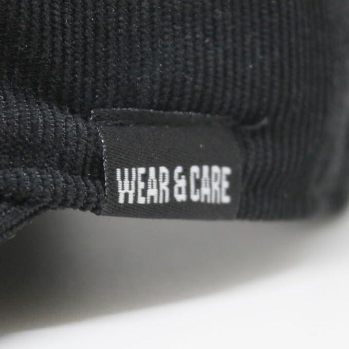 Casquette de baseball - Velours côtelé - Recyclé / Adulte / Taille unique (Noir) 5/6