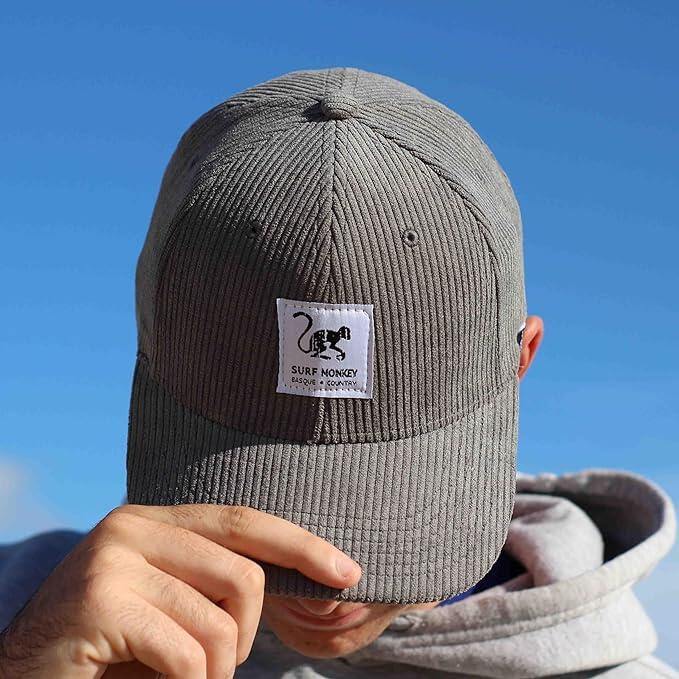 Gorra Béisbol - Pana - Reciclado - Sin estructura / Adulto / Talla única (Gris)