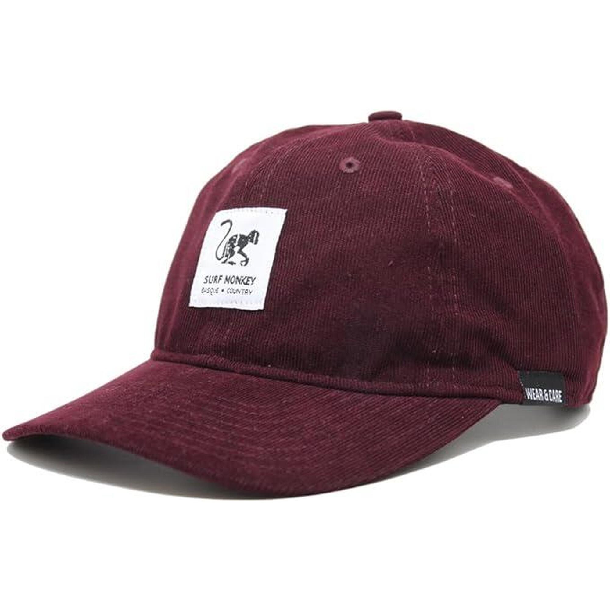 Gorra Béisbol - Pana -Reciclado -Sin estructura / Adulto / Talla única (Granate)