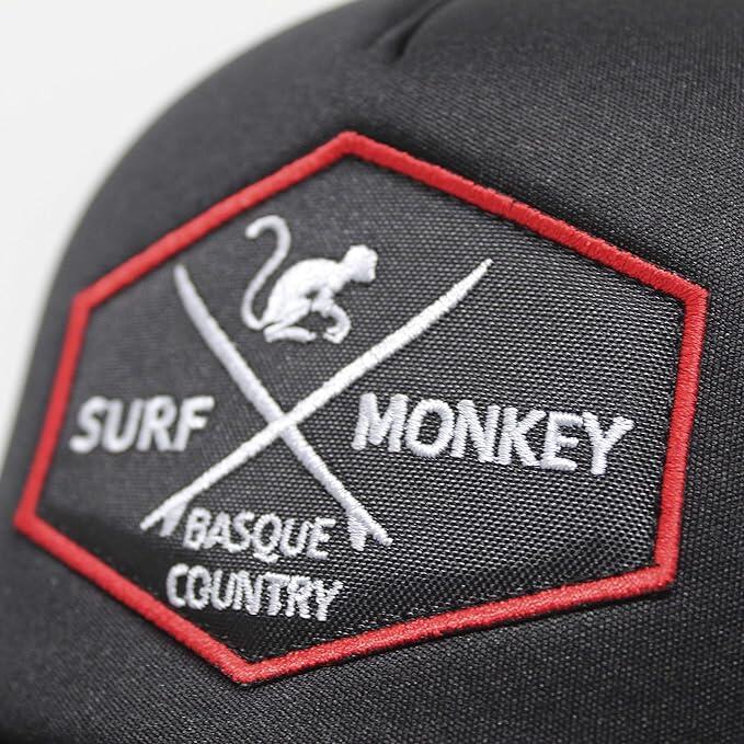 Gorra Trucker - Acolchada / Adulto / Talla única (Negro/Negro) 2/6