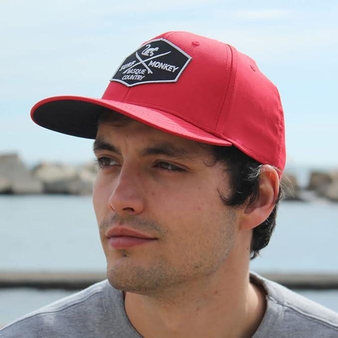 Casquette de sport - Protection UPF50+ - Nylon / Adulte / Taille unique (Rouge) 4/7