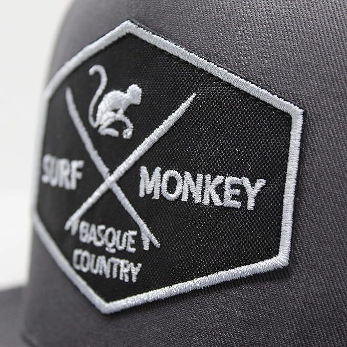 Casquette Trucker - Visière plate - Snapback / Adulte / Taille unique (Gris) 2/3