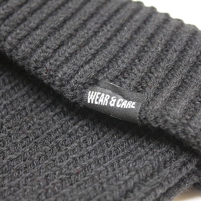 Gorro Docker - Talla única - Poliéster reciclado - Wear&Care (Negro)