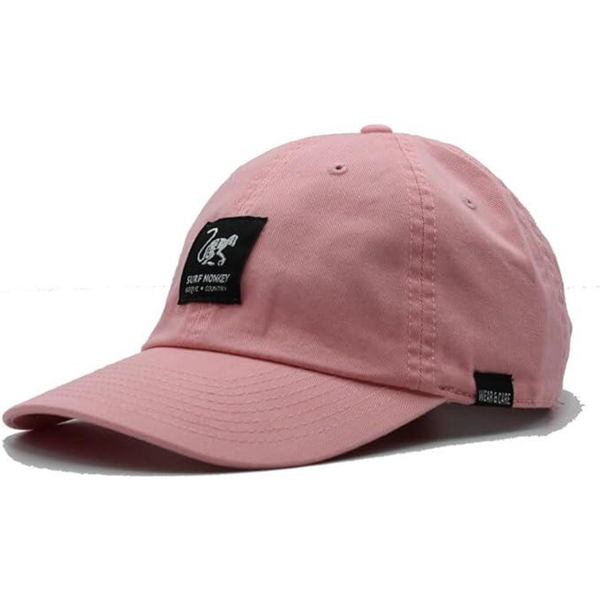 Gorra Béisbol - Algodón Orgánico - Sin estructura / Adulto / Talla única (Rosa)